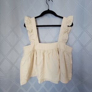 CREAM NWT BOG collective crop top